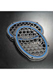 Oval 6X9 Mavi Neon Işıklı Hoparlör ve Midrange Kapağı Vidalanabilir 2 Adet