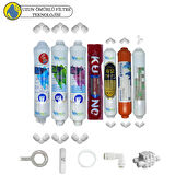 PWS Kapalı Kasa Su Arıtma uygun Sertifikalı 7lı Orijinal LG Kuno mebran purefer+Mineral+B12 set
