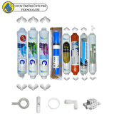 PWS Kapalı Kasa Su Arıtma uygun Sertifikalı 8li Vontron 4000 tds mebran purefer+Mineral+B12+detox