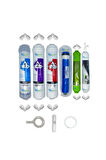 PWS Kapalı Kasa Su Arıtma Cihazlarına  STD 6li Reverse Osmosis mebran alkali+gümüş iyon tatlandırıcı