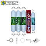 Puricom  kapalı Kasa Su Arıtma Cihazlarına Sertifikalı 5li Orijinal Lg Kuno mebran  5li