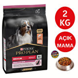 Pro Plan Somonlu Orta Irk Yetişkin Köpek Maması 2 kg Açık Mama