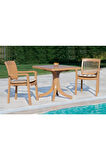 Favori Masa Plastik Bahçe Masası Teak Kare 80 Cm X 80 Cm 2 Iki Üç Kişilik
