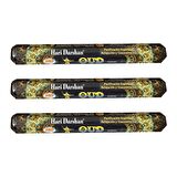 Hari Darshan Oud Öd Ağacı Kokusu Çubuk Tütsü - Oda Ortam Kukusu - 20 Adetlik 3 Paket