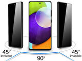 Samsung Galaxy A72 Uyumlu Görünmez Hayalet Full Kaplayan Ekran Koruyucu Cam