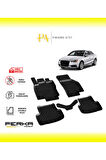 Audi A3 2012-2020 4D Havuzlu Paspas