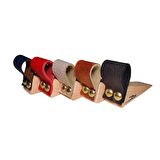 Barış Dizayn Premium 5 Renk 6 seçenekli Deri Kapı süslü altlığı kapı stoperi stopper kapı durdurucu (5li paket)