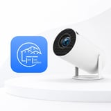 Unınet Bluetooth Android 11 Taşınabilir Ev Sineması Akıllı Projeksiyon Cihazı Beyaz