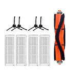 Xiaomi Mop 2 Pro (Siyah) MJST1SHW Uyumlu Yedek Mopsuz Fırça Hepa Filtre Seti-9 Parça