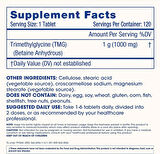 ProHealth TMG Pro 1000mg Trimethylglycine Betaine Heart Health Liver Detox 120 Tablet
