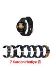 Premium 7 Kordon Sesli Görüşme Bildirim GPS Smart Watch 7 Strap in1