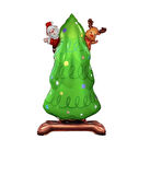 Ayaklı Küçük Çam Ağacı Folyo Balon