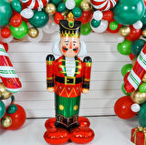 Ayaklı  Kurşun Asker - Kırmızı