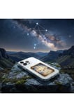 iPhone 13 Pro Max ile Uyumlu Burç Kartları Terazi Tasarımlı Şeffaf Silikon Kılıf