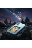 Tecno Pova 3 ile Uyumlu Burç Kartları Akrep Tasarımlı Şeffaf Silikon Kılıf