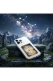 Samsung Galaxy A02 ile Uyumlu Burç Kartları İkizler Tasarımlı Şeffaf Silikon Kılıf