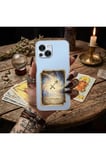 Samsung Galaxy A11 ile Uyumlu Burç Kartları Yay Tasarımlı Şeffaf Silikon Kılıf