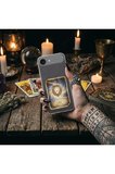 Samsung Galaxy A30S ile Uyumlu Burç Kartları Aslan Tasarımlı Şeffaf Silikon Kılıf