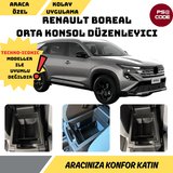 Renault Boreal Kolçak altı organizer-Orta konsol düzenleyıcı-Evolution modeller ile uyumludur!