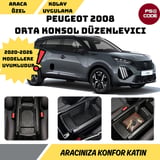 Peugeot 2008 Organizer-Orta Konsol Düzenleyici