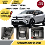 Renault Captur Orta konsol düzenleyici - Organizer  (2020 ile 2026 arası uyumlu)