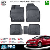 S-Dizayn Toyota Auris 3D Pro Havuzlu Paspas 2013-2020 A+ Kalite