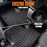 S-Dizayn Toyota Auris 3D Pro Havuzlu Paspas 2013-2020 A+ Kalite