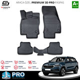 S-Dizayn Skoda Karoq 3D Pro Havuzlu Paspas 2018 Üzeri A+ Kalite