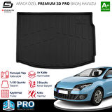 S-Dizayn Renault Megane 3 3D Pro Bagaj Havuzu 2009-2016 A+ Kalite