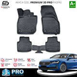 S-Dizayn Skoda SuperB 3D Pro Havuzlu Paspas 2024 Üzeri A+ Kalite