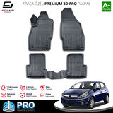 S-Dizayn Opel Corsa D 3D Pro Havuzlu Paspas 2006-2014 A+ Kalite