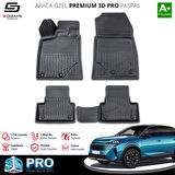 S-Dizayn Peugeot 3008 3 Elektrikli 3D Pro Havuzlu Paspas 2024 Üzeri A+ Kalite