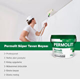 Permolit Su Bazlı Süper Tavan Boyası BEYAZ 3.5 Kg.