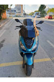Peugeot Pulsion 125 Siperlik Ön Cam 2022 2024 Model 68cm Şeffaf Renkli 4mm