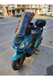 Peugeot Pulsion 125 Siperlik Ön Cam 2022 2024 Model 68cm Siyah Renkli 4mm