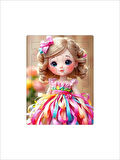 12 Parça MDF Lazer Kesim Çocuk Puzzle Yapboz 14 x 19 cm V1