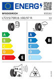 BF Goodrich 215/70R16 100/97R LRC RWL Beyaz Yazılı All Terrain T/A KO2 (4 Mevsim) (2024)