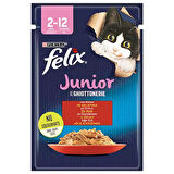 Felix Sığır Etli Yavru Kedi Maması 85 Gr 6'lı