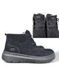 •	ORİJİNAL UGG ERKEK M BURLEIGH CHUKKA 41 SİYAH GERÇEK SÜET  Bot   •	USA:8 UK:7 EU:41 JP:26