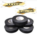 Point 5 Adet Bez Bant Tüylü Yanmaz Kumaş Kablo Sarma Bantı 19mm 15mt