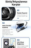 Q29 Kameralı Motosiklet İnterkom Kulaklığı Geniş Açılı Görüş HD Kayıt ve 32GB Hediye Kart