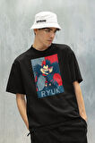 Ryuk Baskılı Unisex Oversize Anime Karakter Tişört