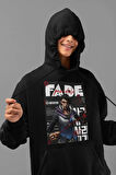 Unisex Fade Karakter Baskılı Unisex Oversize Vallorant Hoodie