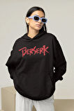 Anime Serisi Berserk Yazılı Unisex Oversize Hoodie