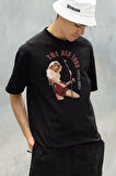 Taylor Swift The Red Tour Baskılı Unisex Oversize Şarkıcı Tişört