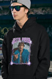 Şarkıcı Justin Bieber Baskılı Unisex Oversize Hoodie