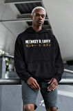 Monkey D. Luffy Baskılı Unisex Oversize Anime Karakter Hoodie