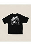 Rock Metal Black Sabbath Müzik Grubu Baskılı Unisex Oversize Tişört