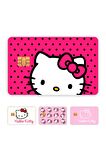 4 Adet Hello Kitty Kart Kaplama Sticker Kart Etiketi
