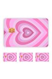 4 Adet Pembe Kalpli Kart Kaplama Sticker Kart Etiketi